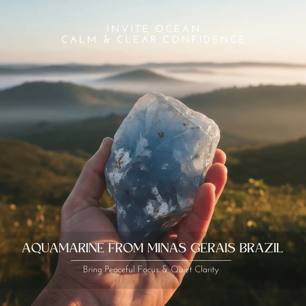 Ocean Calm Aquamarine Bracelet aurimala