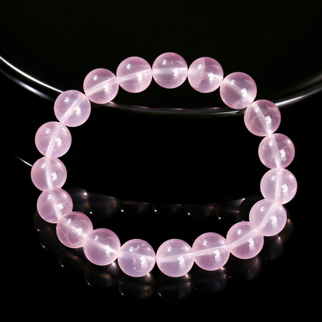 Natural Star Rose Quartz Bracelet for Women – Healing Crystal for Love, Calm & Emotional Balance
