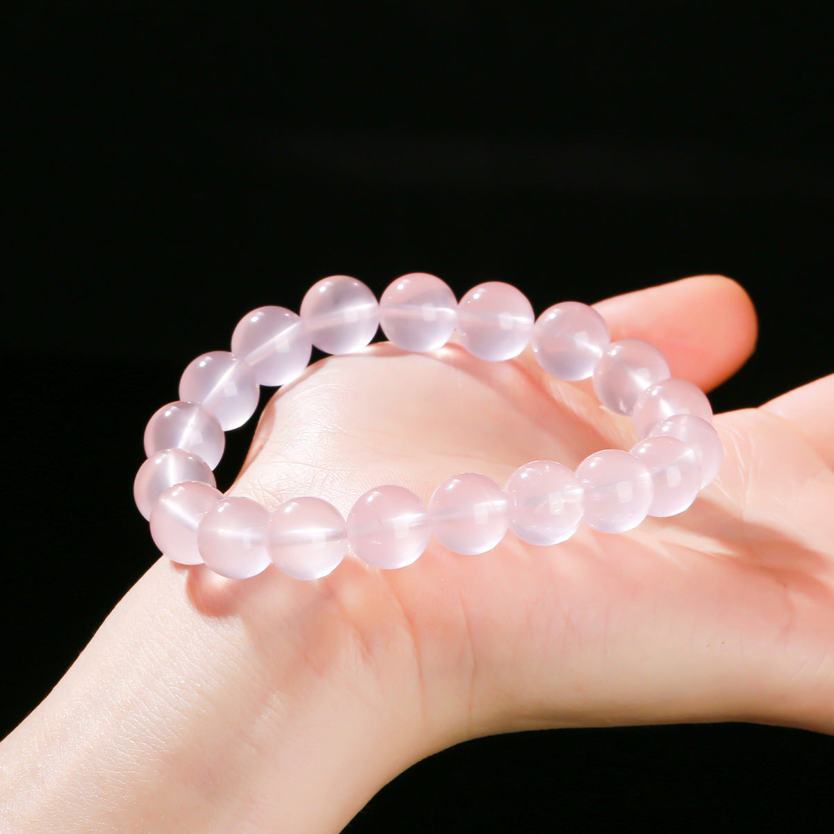 Natural Star Rose Quartz Bracelet for Women – Healing Crystal for Love, Calm & Emotional Balance