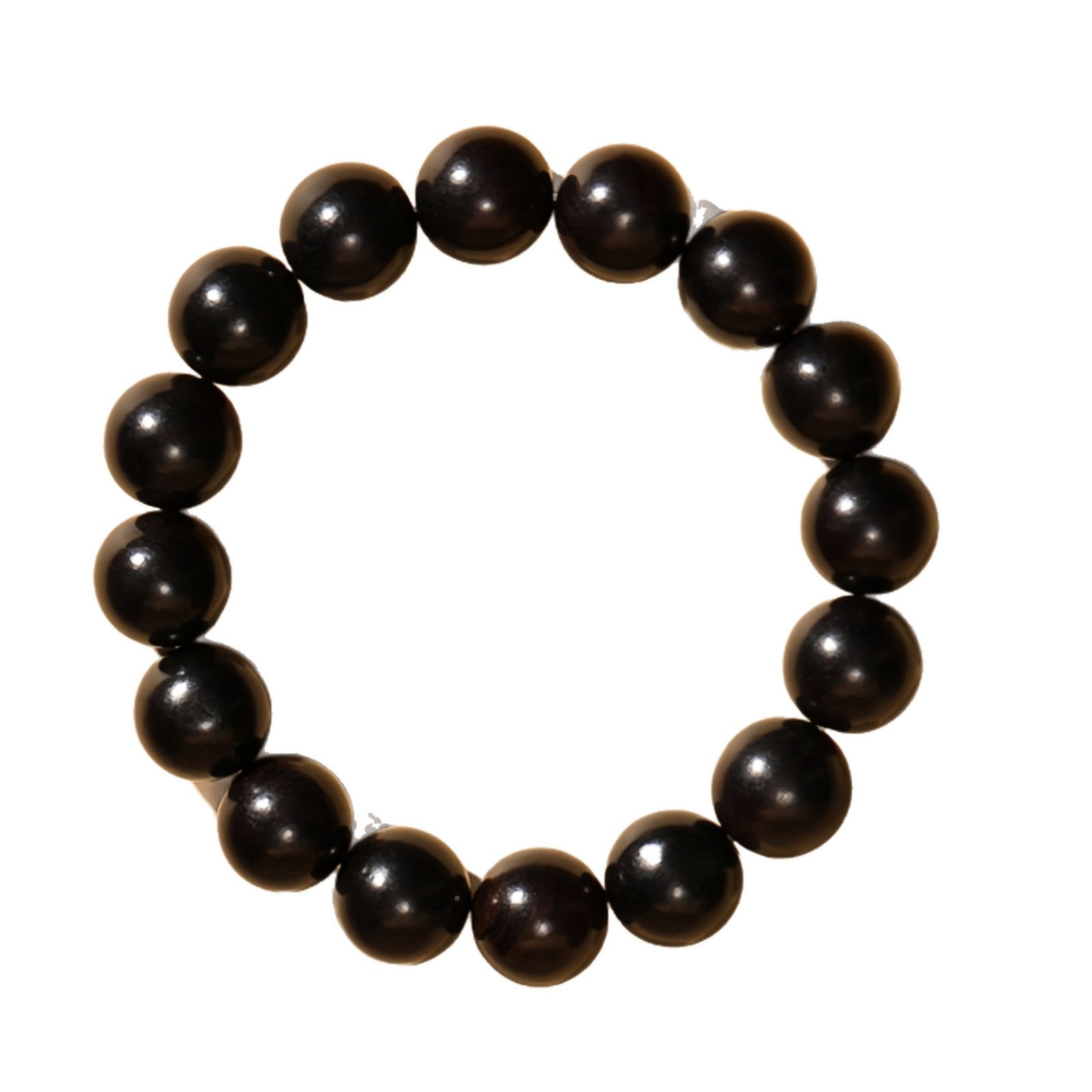 Premium Ebony Wood Bracelet for Men – Natural Darkwood Beads for Strength, Grounding & Timeless Style