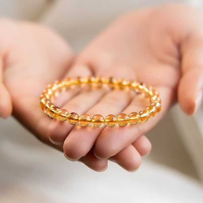 Natural Citrine Energy Bracelet – Wealth, Confidence & Abundance Crystal Bracelet aurimala