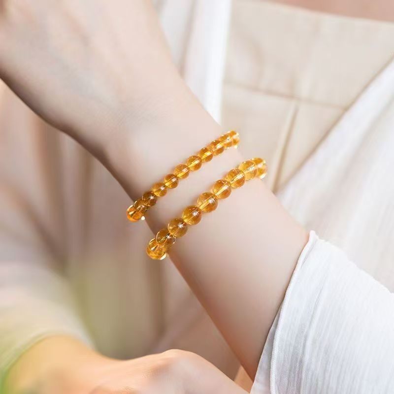 Natural Citrine Energy Bracelet – Wealth, Confidence & Abundance Crystal Bracelet aurimala