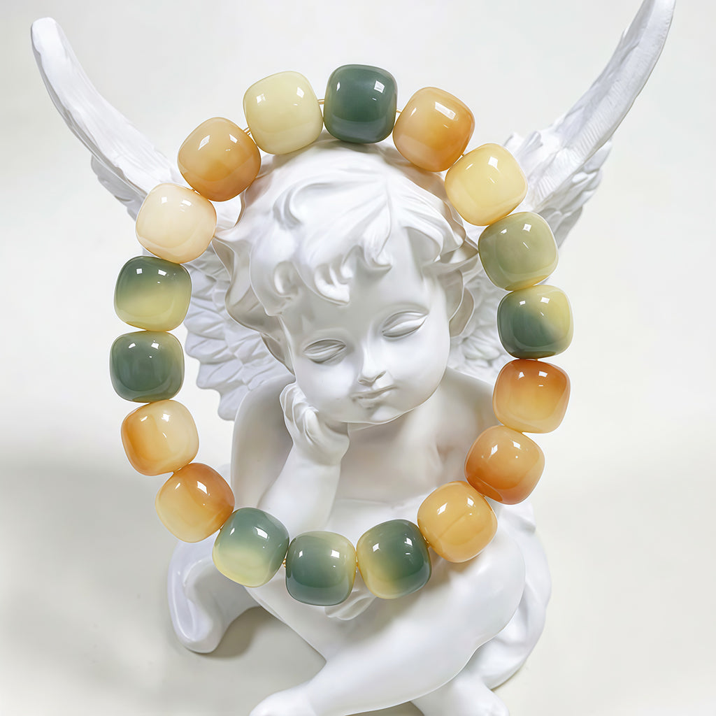 Bodhi Root Bead Bracelet, Meditation Prayer Beads Bracelet, Spiritual Awakening Jewelry