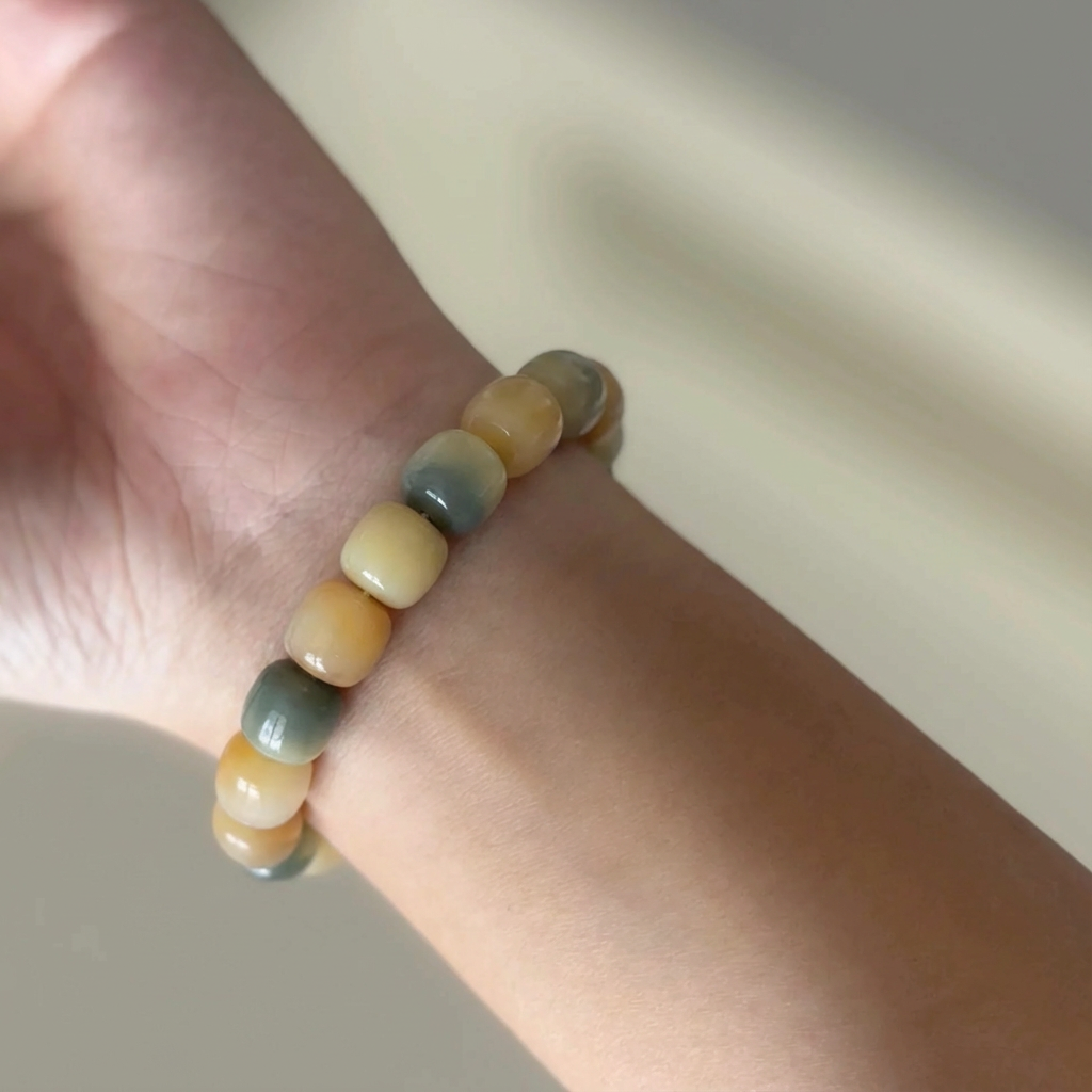 Bodhi Root Bead Bracelet, Meditation Prayer Beads Bracelet, Spiritual Awakening Jewelry-arimala1