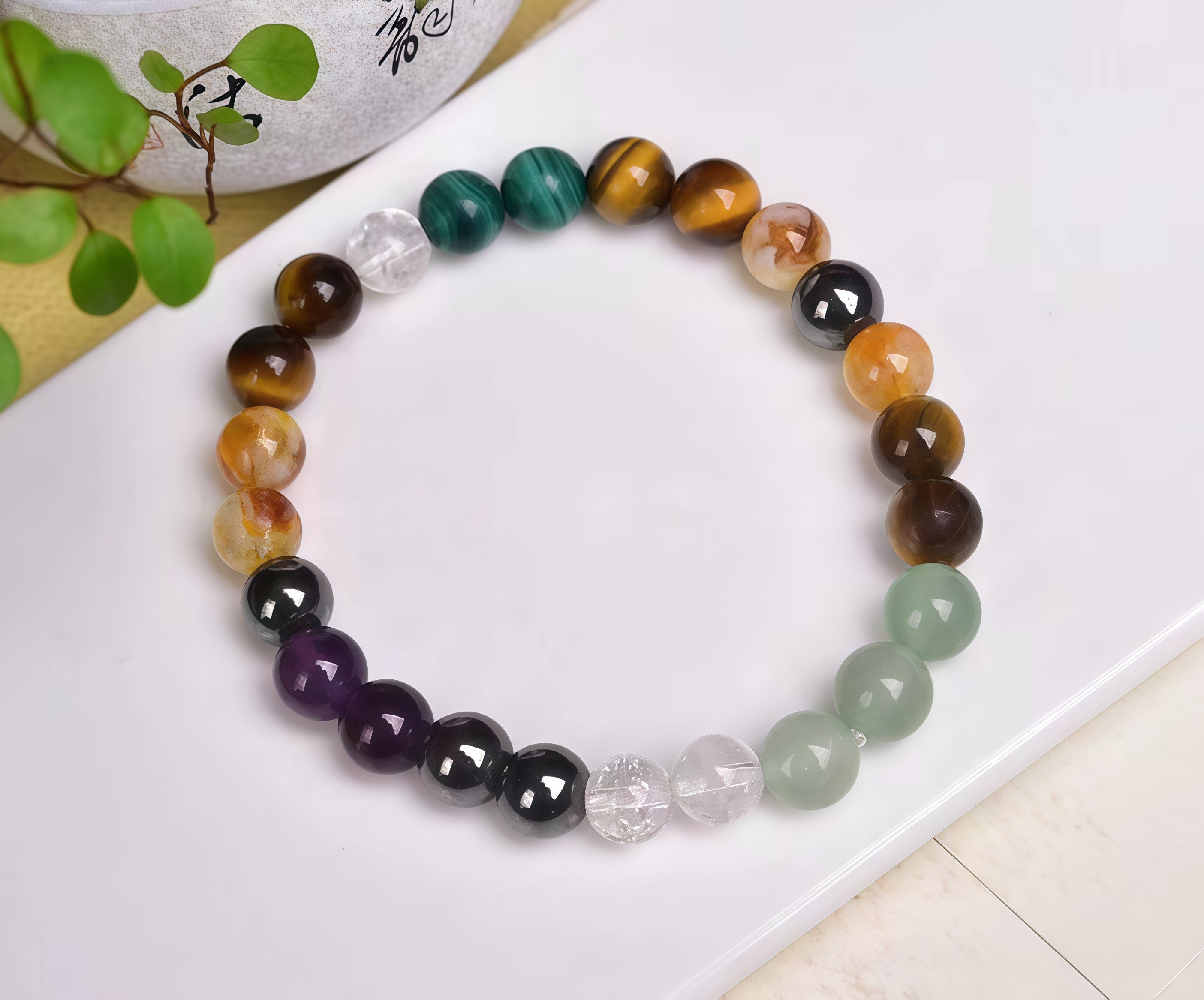 spiritual healing crystal bracelet for meditation