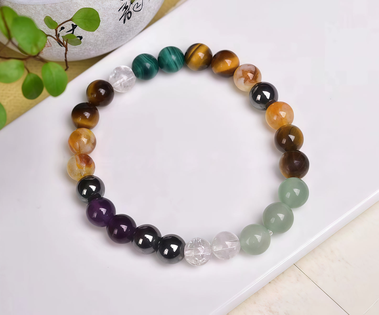 spiritual healing crystal bracelet for meditation